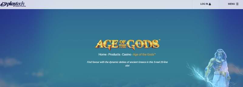 Age of the Gods Playtech