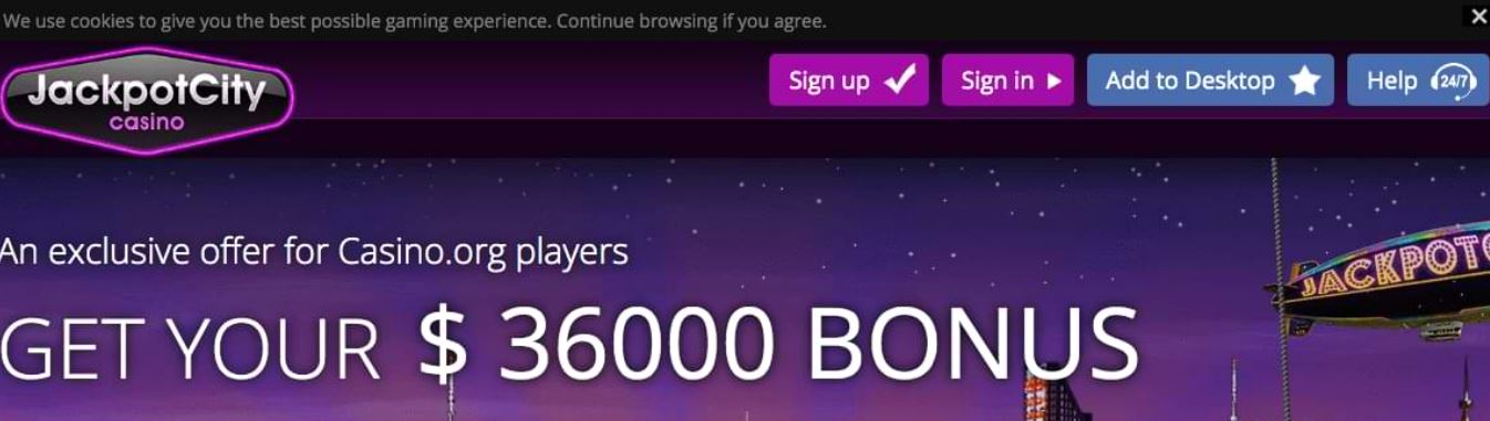 Jackpotcity Canada Deposit Bonuses