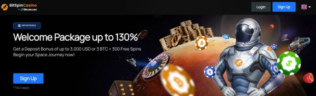 Bitspin Casino Bonus
