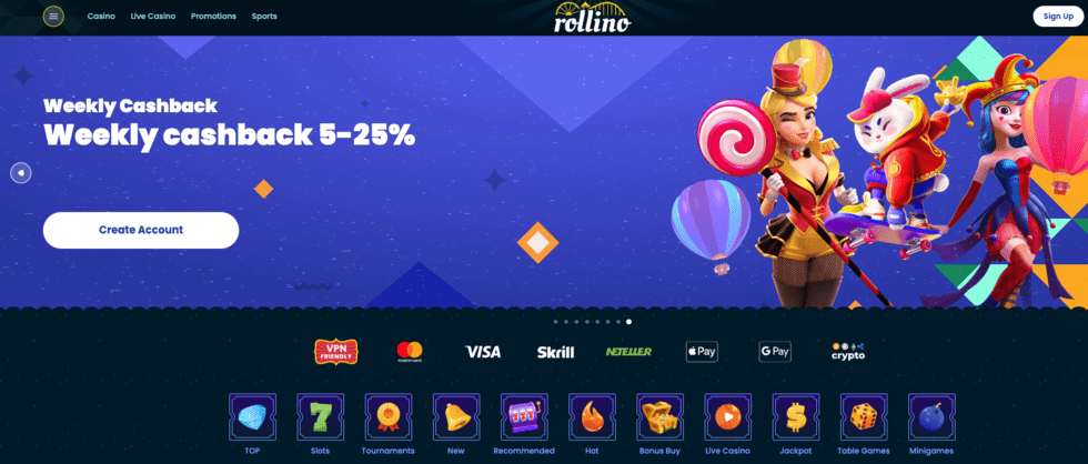 Rollino Casino non GamStop