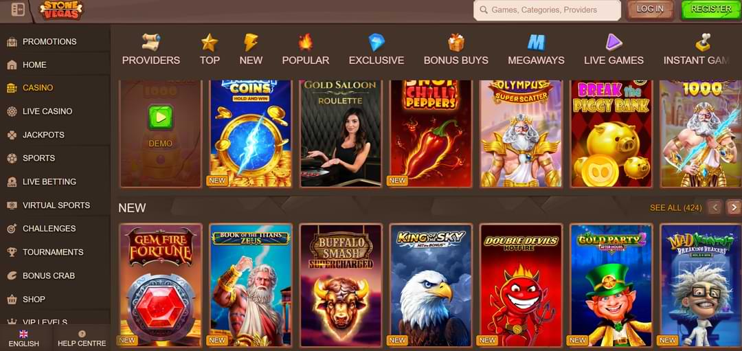 Игры Stonevegas Casino