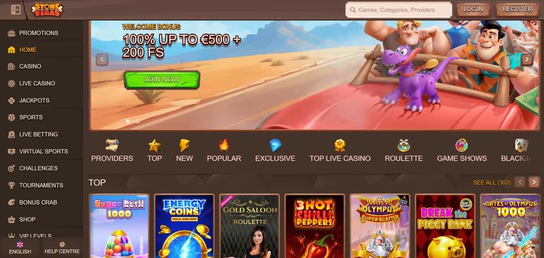 Stonevegas Casino официальный сайт 