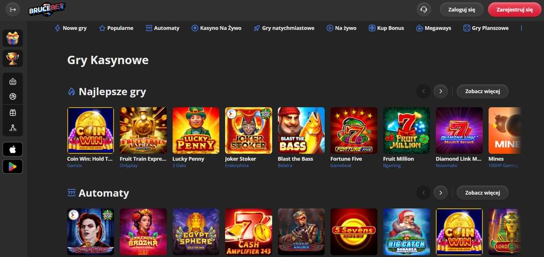 Игры Bruce bet Casino