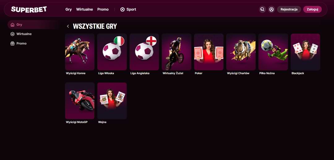 Игры Superbet Casino