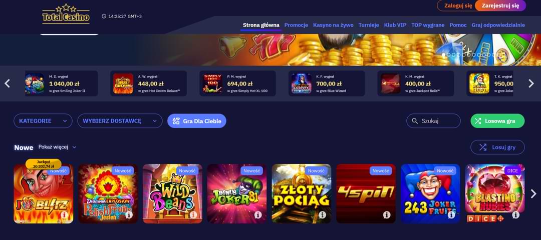 Total Casino официальный сайт 