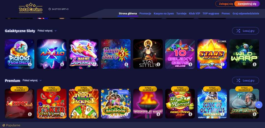 Игры Total Casino